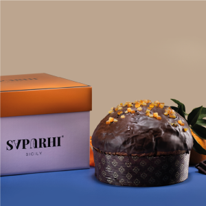 Panettone fondente e arancia 1kg
